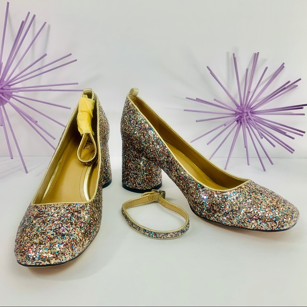 The Fix ,Margot /Multicolor Ankle Strap Block Heel